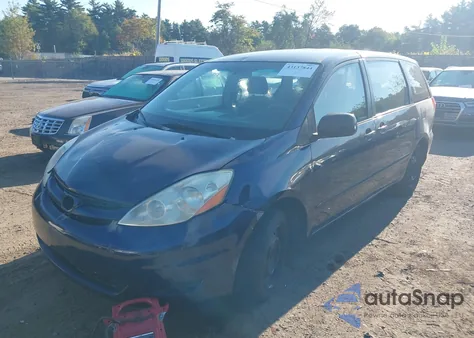 2006 Toyota Sienna Ce/Le из США, поврежденный, VIN 5TDZA23C66S474224